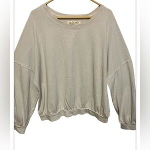 FREE PEOPLE WE THE FREE COTTON CREW NECK